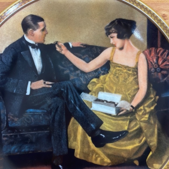 Collectible Norman Rockwell’s “Flirting in the Parlor” - Picture 2 of 4
